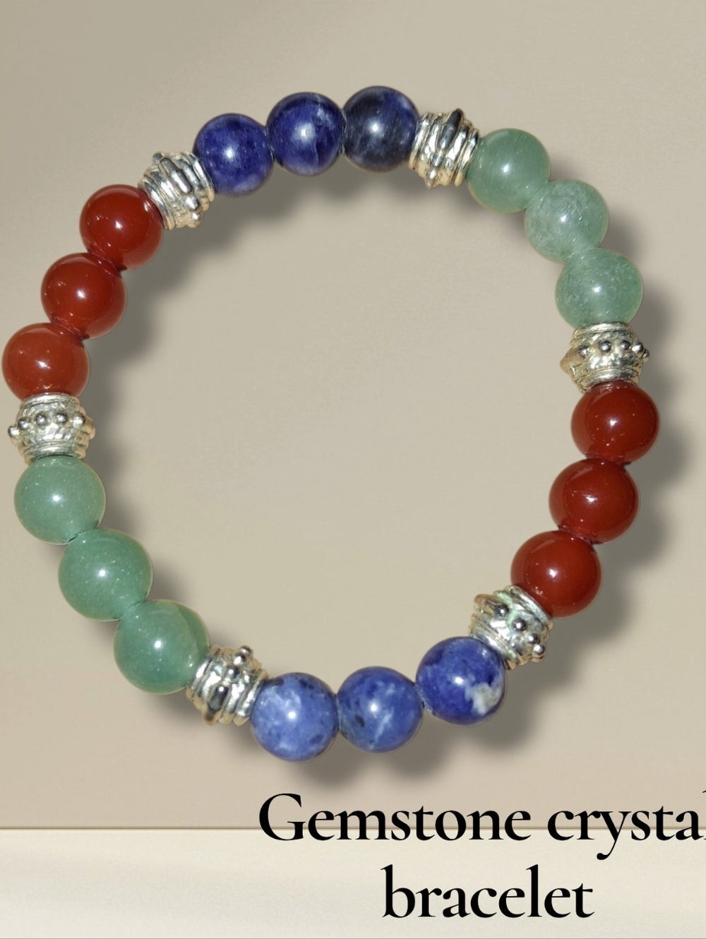 Gemstone Chakra Balance Bead Yoga Stretch Bracelet